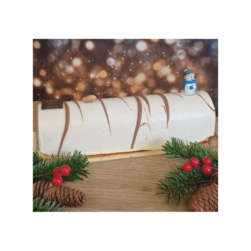 Bûche Mousse Cacahuète
