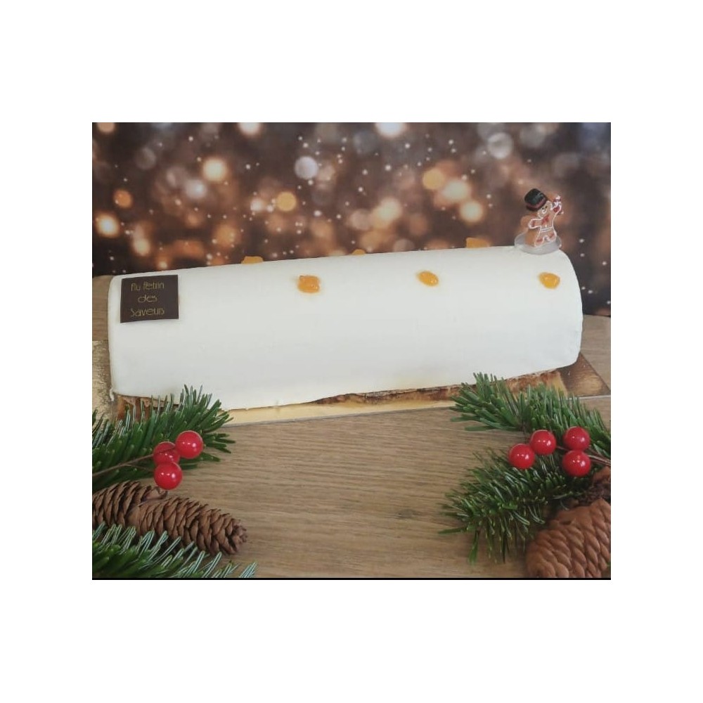 Bûche mousse - Ivoire