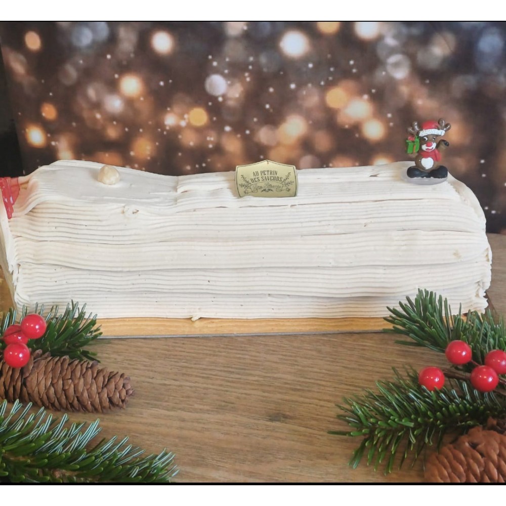 Bûche traditionnelle Praliné
