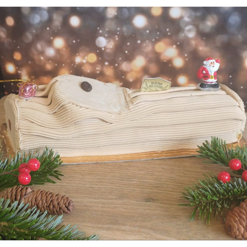 Bûche traditionnelle Café