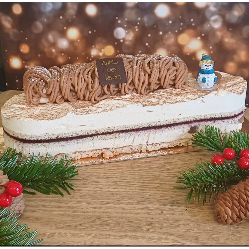 Bûche mousse - Mont-Blanc
