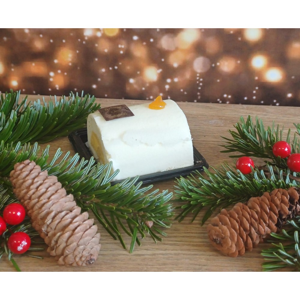 Bûchette mousse ivoire